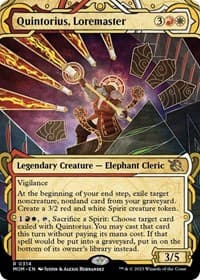 Quintorius, Loremaster (Showcase) from March of the Machine
