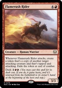 Flamerush Rider from Commander: March of the Machine
