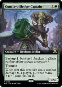 Conclave Sledge-Captain (Extended Art) from Commander: March of the Machine