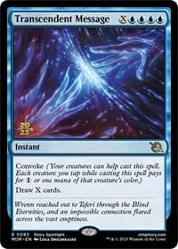 Transcendent Message from Prerelease Cards