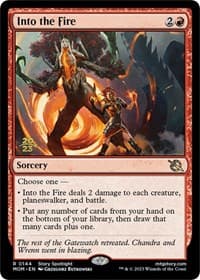 Into the Fire from Prerelease Cards