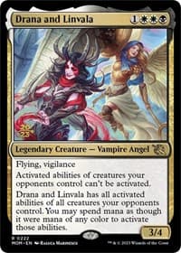 Drana and Linvala from Prerelease Cards