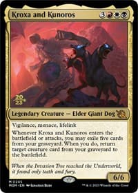 Kroxa and Kunoros from Prerelease Cards