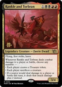 Rankle and Torbran from Prerelease Cards