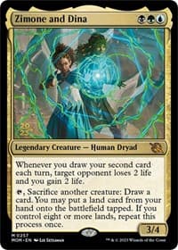 Zimone and Dina from Prerelease Cards