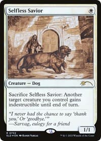 Selfless Savior (Sketch Showcase) from Secret Lair Drop Series