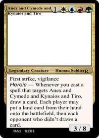 Anax and Cymede & Kynaios and Tiro from Un-Known Event Playtest Cards