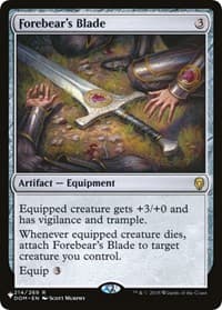 Forebear's Blade from The List Reprints