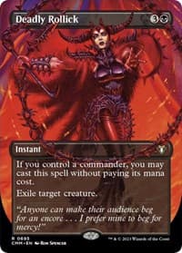Deadly Rollick (Borderless) from Commander Masters