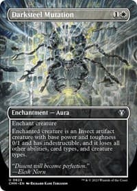 Darksteel Mutation (Borderless) from Commander Masters