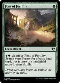 Font of Fertility from Commander Masters