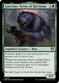 Goreclaw, Terror of Qal Sisma from Commander Masters