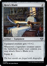 Hero's Blade from Commander Masters