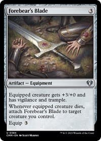 Forebear's Blade from Commander Masters