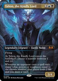 Talion, the Kindly Lord (Borderless) from Wilds of Eldraine