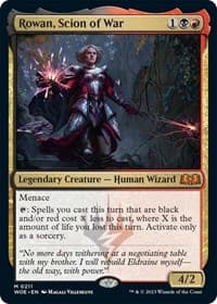 Rowan, Scion of War from Wilds of Eldraine