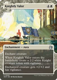 Knightly Valor from Wilds of Eldraine: Enchanting Tales