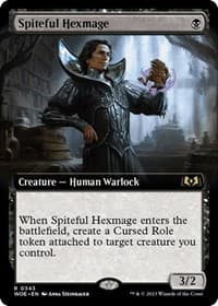 Spiteful Hexmage (Extended Art) from Wilds of Eldraine