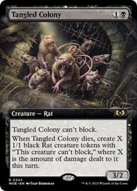Tangled Colony (Extended Art) from Wilds of Eldraine