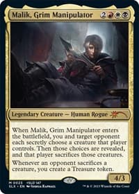 Malik, Grim Manipulator from SLX Cards