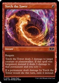 Torch the Tower from Promo Pack: Wilds of Eldraine