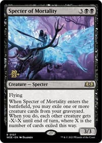 Specter of Mortality from Prerelease Cards