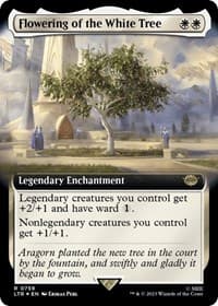 Flowering of the White Tree (Extended Art) (Surge Foil) from Universes Beyond: The Lord of the Rings: Tales of Middle-earth