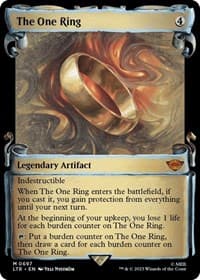 The One Ring (Showcase Scrolls) from Universes Beyond: The Lord of the Rings: Tales of Middle-earth
