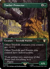 Timber Protector (Borderless) from Commander: The Lord of the Rings: Tales of Middle-earth