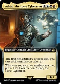 Ashad, the Lone Cyberman (Extended Art) (Surge Foil) from Universes Beyond: Doctor Who
