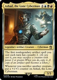 Ashad, the Lone Cyberman (Surge Foil) from Universes Beyond: Doctor Who
