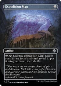 Expedition Map (Borderless) from Commander: The Lost Caverns of Ixalan
