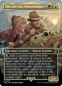 Ellie and Alan, Paleontologists (Borderless) from Universes Beyond: Jurassic World Collection