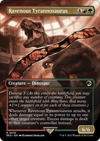 Ravenous Tyrannosaurus (Borderless) from Universes Beyond: Jurassic World Collection