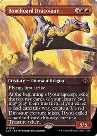 Bonehoard Dracosaur (Borderless) from The Lost Caverns of Ixalan