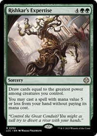 Rishkar's Expertise from Commander: The Lost Caverns of Ixalan