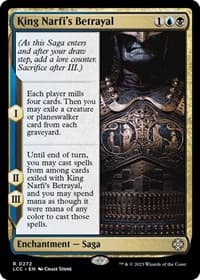 King Narfi's Betrayal from Commander: The Lost Caverns of Ixalan