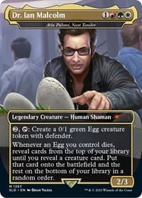 Dr. Ian Malcolm - Atla Palani, Nest Tender from Secret Lair Drop Series