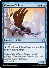 Cerulean Sphinx from Ravnica Remastered