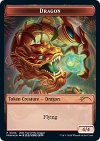 Dragon Token (Year of the Dragon 2024) from Standard Showdown Promos