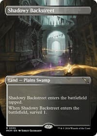 Shadowy Backstreet (Borderless) from Murders at Karlov Manor