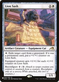 Lion Sash from The List Reprints