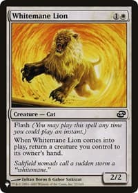 Whitemane Lion (PLC) from The List Reprints