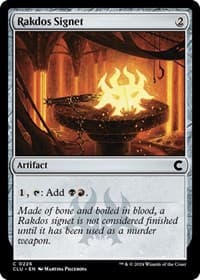 Rakdos Signet from Ravnica: Clue Edition