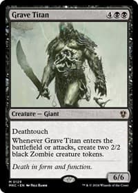 Grave Titan from Commander: Murders at Karlov Manor