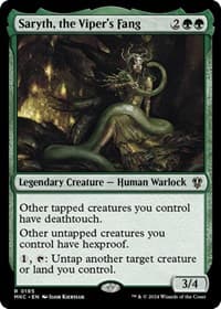 Saryth, the Viper's Fang from Commander: Murders at Karlov Manor
