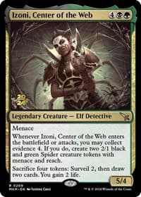 Izoni, Center of the Web from Prerelease Cards