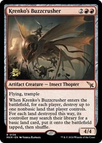 Krenko's Buzzcrusher from Prerelease Cards
