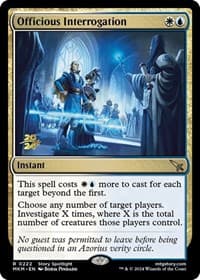 Officious Interrogation from Prerelease Cards