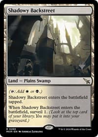 Shadowy Backstreet from Promo Pack: Murders at Karlov Manor
